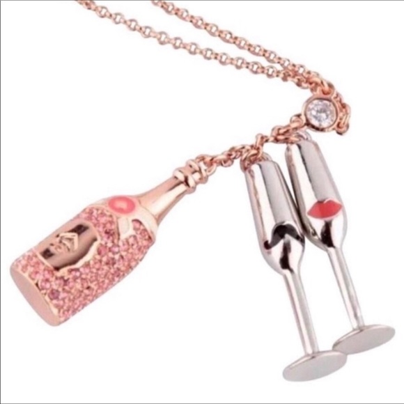 Kate Spade Make Magic Champagne Necklace NWT